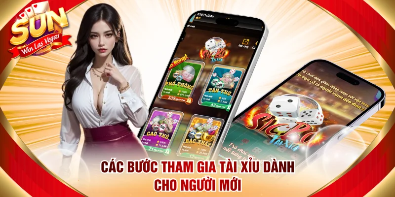 Các bước tham gia tài xỉu dành cho người mới