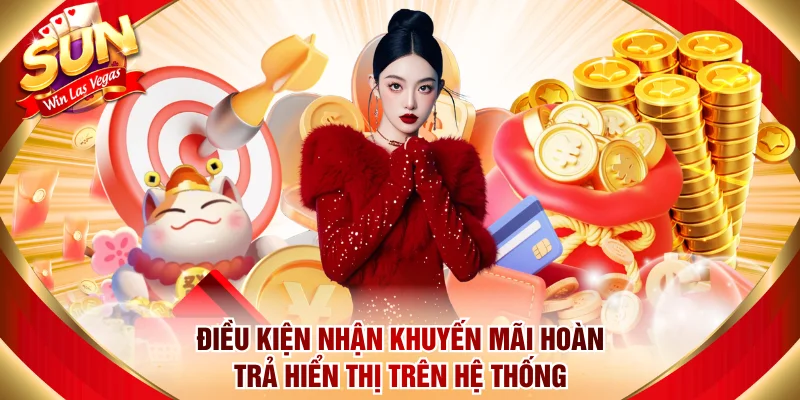 Điều kiện nhận khuyến mãi hoàn trả hiển thị trên hệ thống